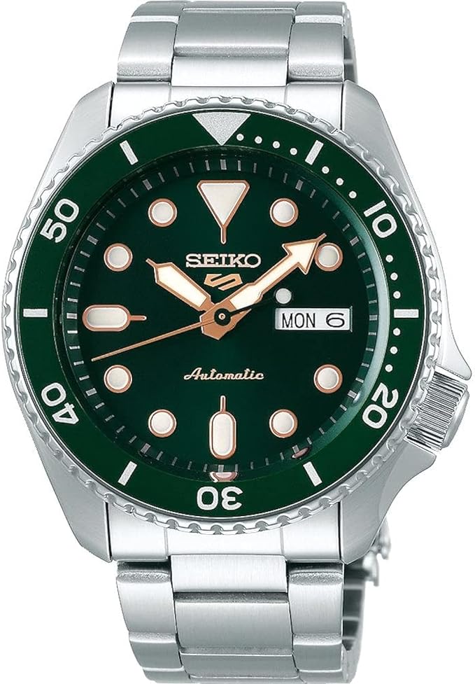 Seiko SRPD55 in forest green dial and bezel.