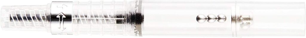 Pilot CON-40 ink converter to allow the use of any fountain pen ink.